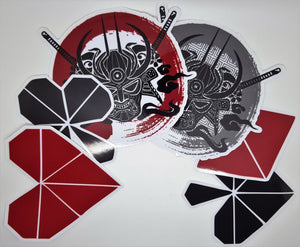 Assorted Japanese Style Stickers (Any 6) , Sticker - A Vol d'Oiseau, A Vol d'Oiseau
 - 1